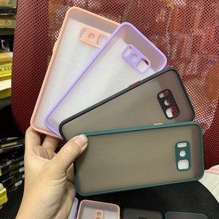 Ốp samsung S8plus, S9plus dẻo viền màu lưng nhám