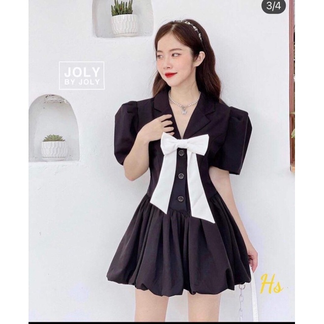 [MẪU MỚI LẠ] VÁY, ĐẦM CỔ VEST KÈM NƠ GẤU BỒNG PHONG CÁCH CỔ ĐIỂN KẾT HỢP HIỆN ĐẠI ĐI CHƠI, DỰ TIỆC, LIÊN HOAN SIÊU HOT P