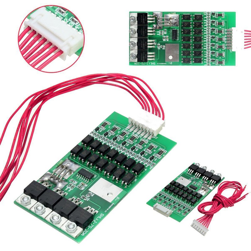Bảng Mạch Bảo Vệ Pin Lithium 18650 Bms 5s 24v 20a