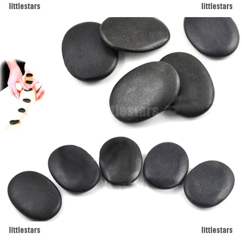 Bộ 7 Viên Đá massage Màu Đen Kích Thước 3X4Cm
