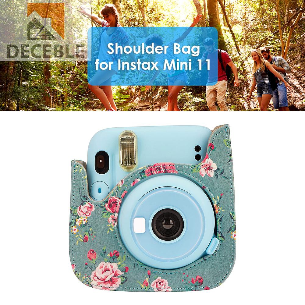 Túi Da Pu Bảo Vệ Máy Ảnh Fujifilm Instax Mini 11 9 8 + 8