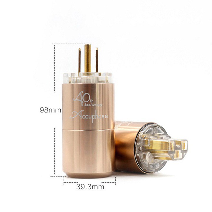 Bộ Jack Nguồn  Âm Thanh (Bộ Jack Đực Cái) Accuphase Cao Cấp - Hàng Chính Hãng