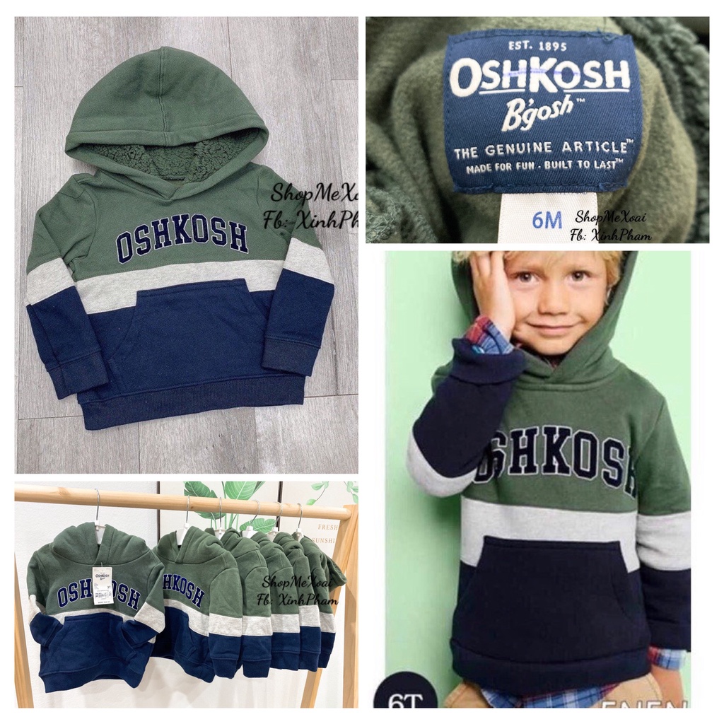 [Size 6M] Áo Hoodie bé trai cực cute cho bé 4-7,5kg