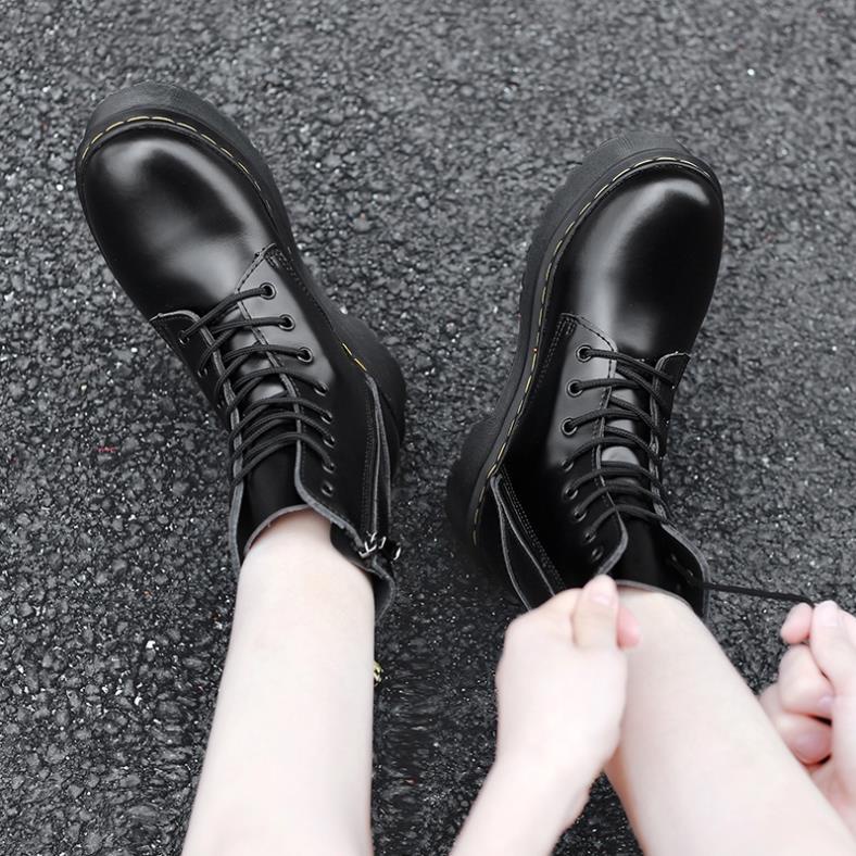 Giày Bốt Martin DR. MARTENS Cổ Cao Thời Trang Cá Tính Cho Nữ .