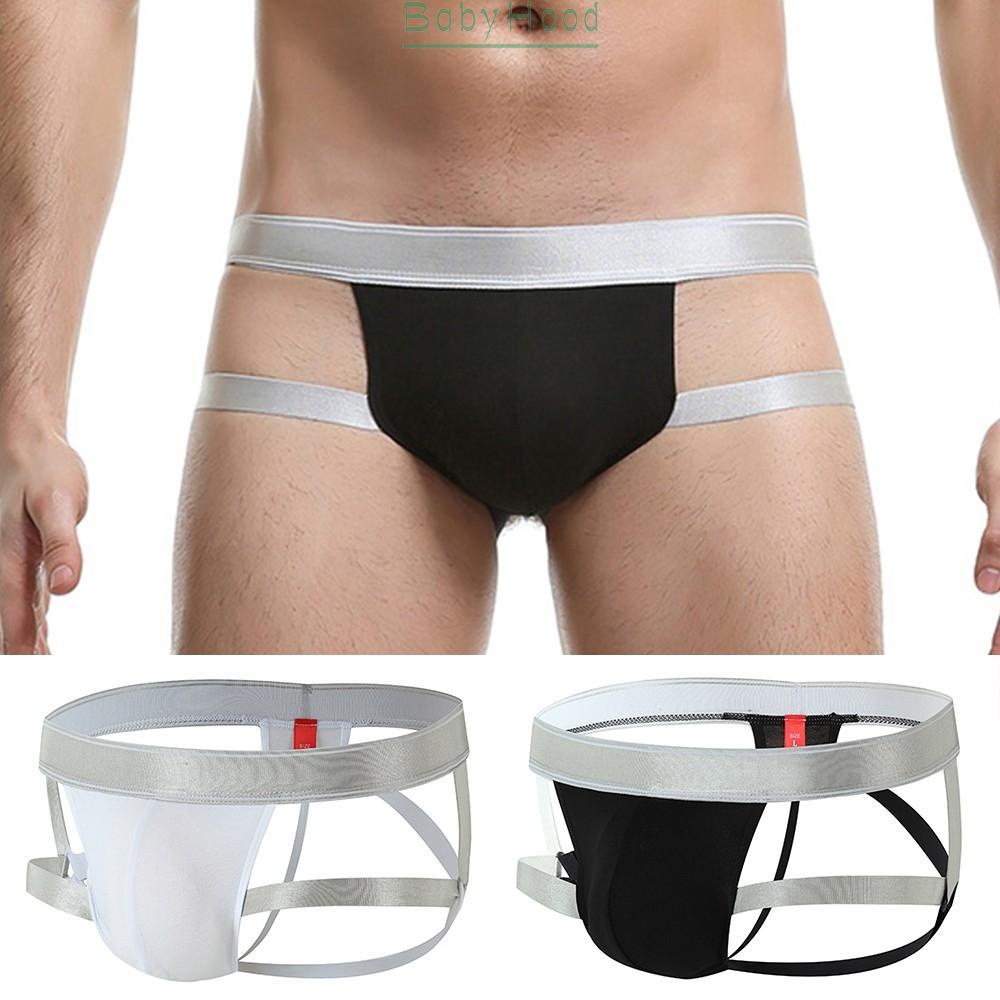 BBHOOD~Men Underpants Jockstrap Sexy Shorts Stretchy T-Back All Seasons New Panties