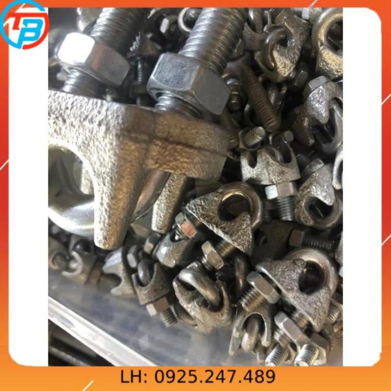 Khoá cáp phi 12 (ốc xiết cáp phi 12) cáp thép giá sỉ