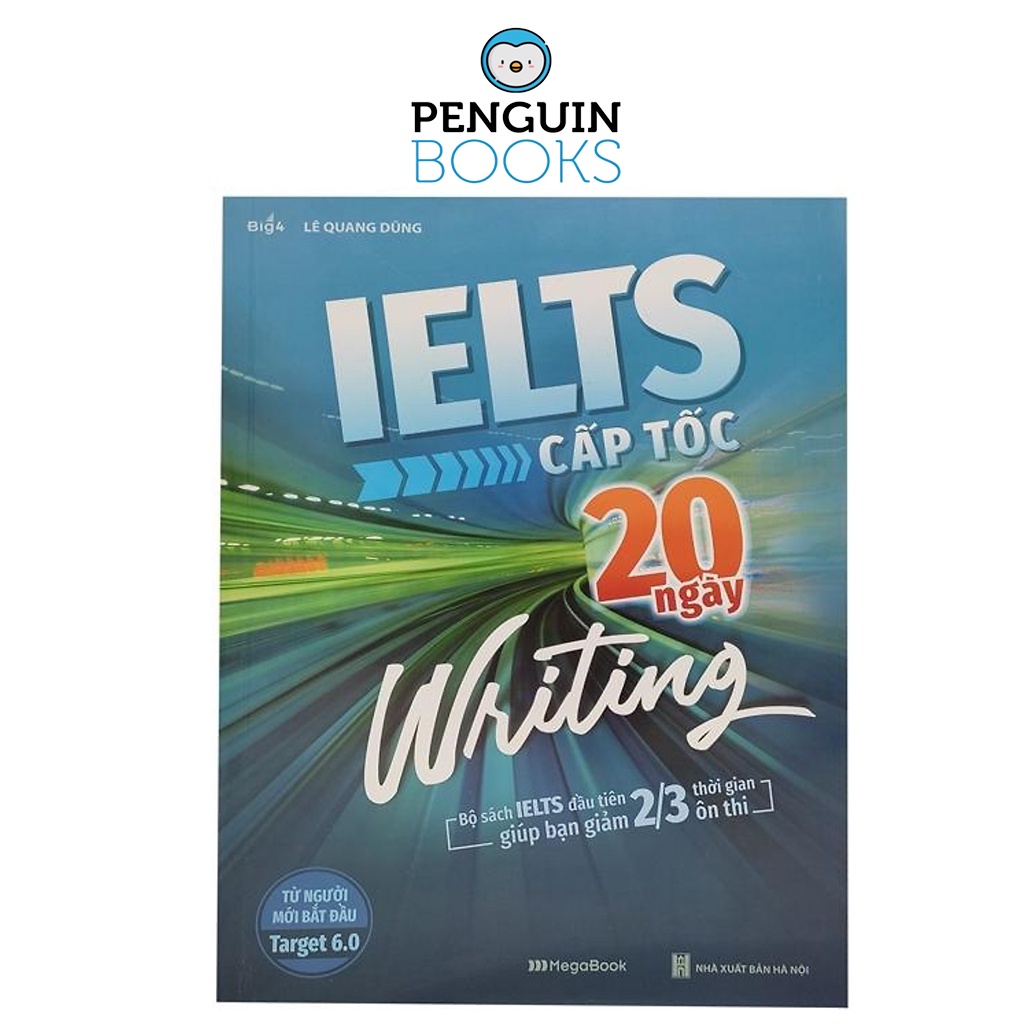 Sách Megabook - IELTS Cấp Tốc - 20 Ngày Writing