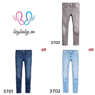 QUẦN JEAN BÉ GÁI HM CHO BÉ TỪ 22-40KG