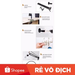 [XẢ KHO] Chân đế kẹp micro NB-35