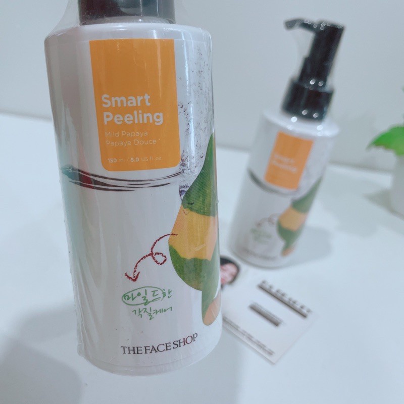 Tẩy tế bào chết cho da nhạy cảm The Face Shop Hà Beauty đu đủ dịu nhẹ Hàn Quốc Smart Peeling Mild Papaya 150ml | BigBuy360 - bigbuy360.vn