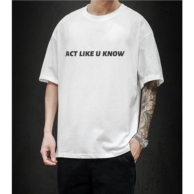 Áo thun ACT01 unisex nam nữ phông tay lỡ form rộng cổ tròn 4 màu basic siêu nổi oversize cotton giá rẻ