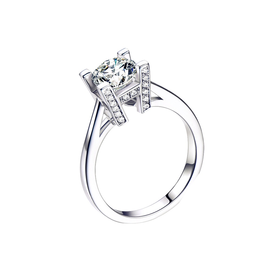 Nhẫn Đeo Tay Kim Loại Khắc Chữ Sáng Tạo Cho Nữ