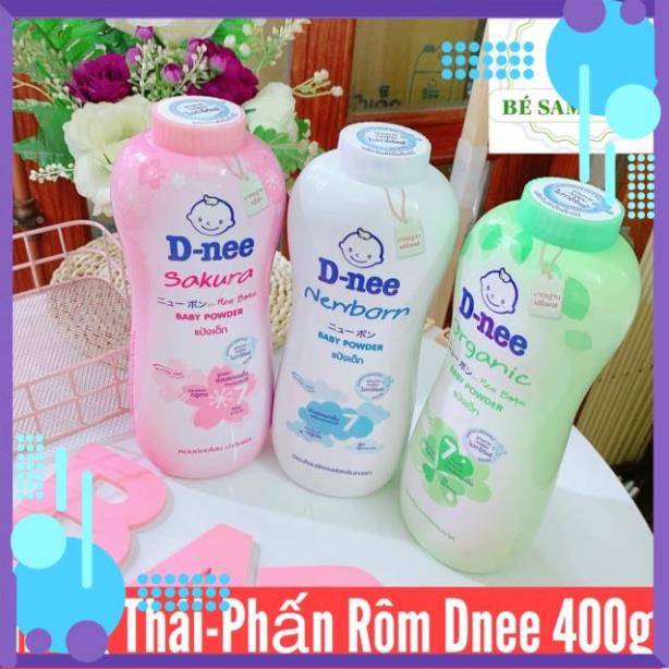 Phấn Rôm DNEE Thái Đủ Màu Chai Lớn 400g
