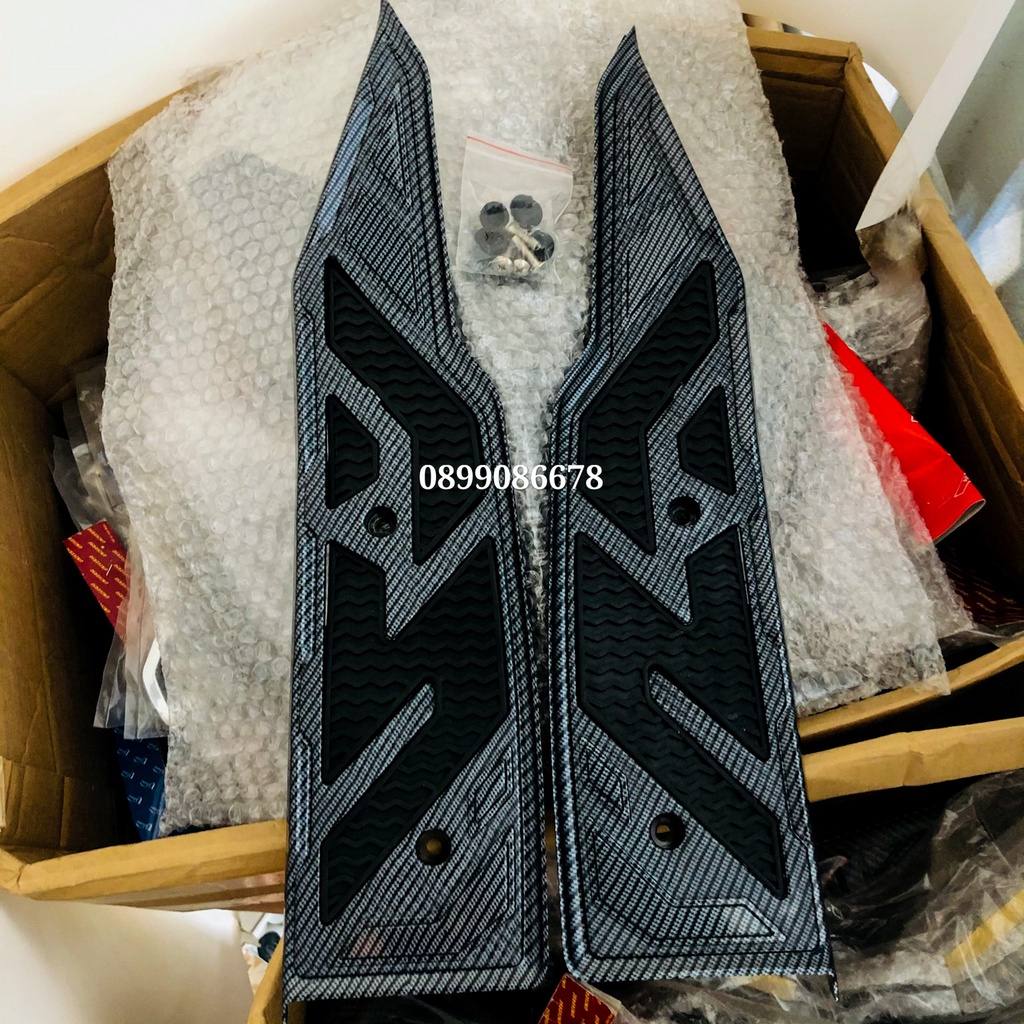 ✽ↂ✾Thảm chân xe Air Blade, AB 2020 / 2021 2022, Lót Sàn, Gác trước AirBlade Carbon - Phụ kiện máy Honda