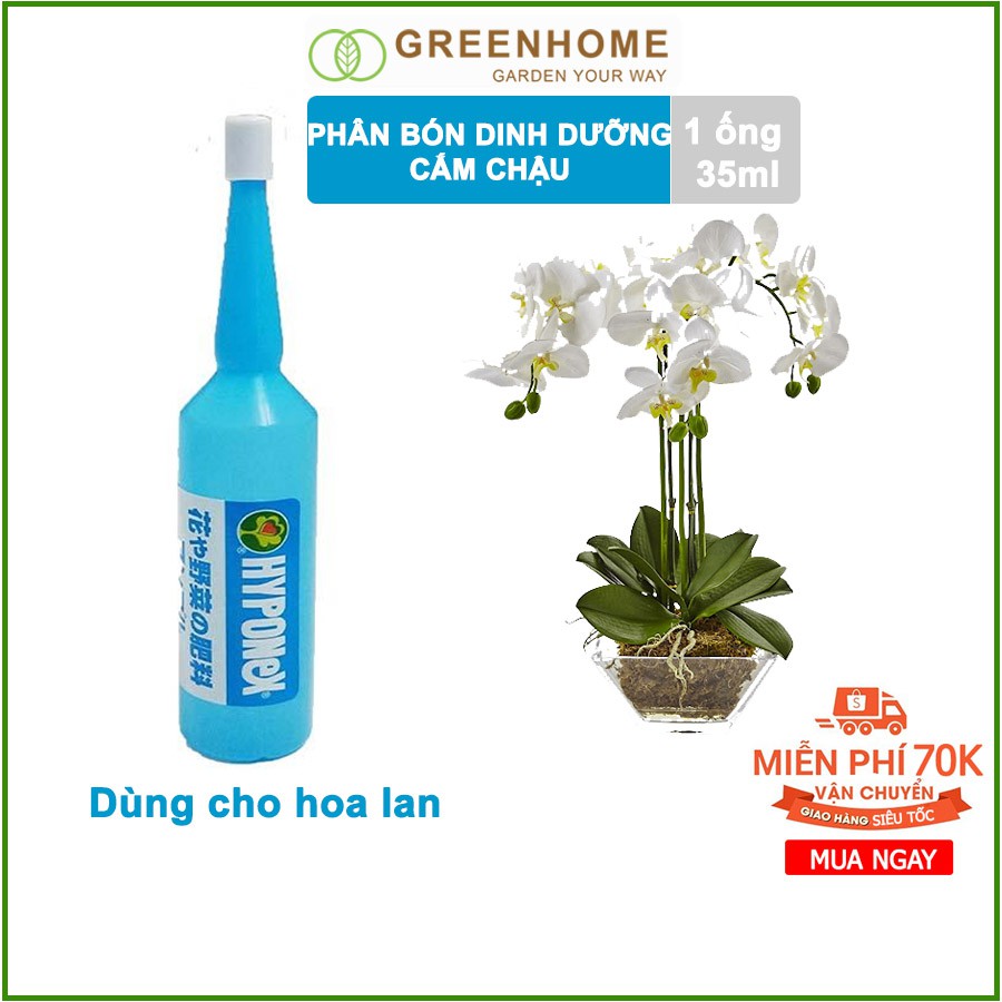 Phân bón dinh dưỡng Hyponex  dạng ống cắm trực tiếp chuyên dùng cho hoa Phong lan, hoa cảnh, rau củ quả