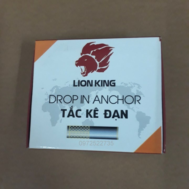 Hộp 100 tắc kê đóng, nở đạn M6