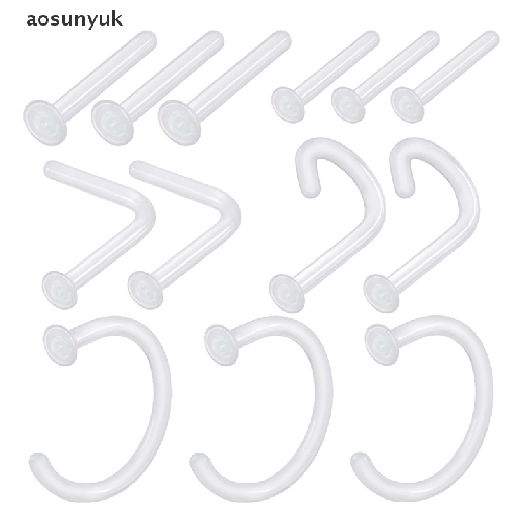Set 2 Khuyên Mũi / Tai / Khuyên Xỏ Lỗ Cơ Thể Thời Trang Cá Tính