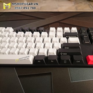 Keycap Retro Trắng - Đen ninja thick pbt cherry profile 108 keys