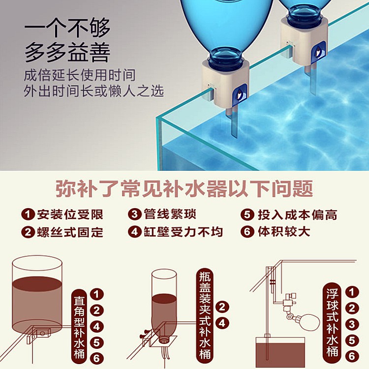 Bù nước cho bể thủy sinh - Dụng cụ bù nước cho hồ cá - dụng cụ thủy sinh