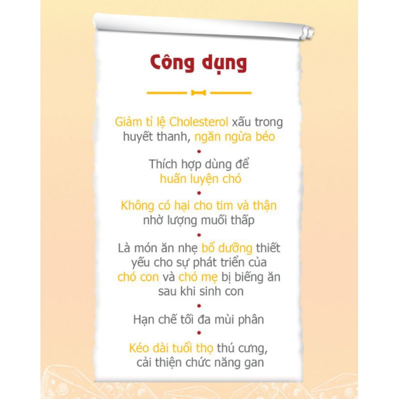 🐅100G🐶PHÔ MAI VIÊN làm từ 100% phô mai nguyên chất, giàu protein và canxi, là món ăn nhẹ bổ dưỡng cho các chú chó.