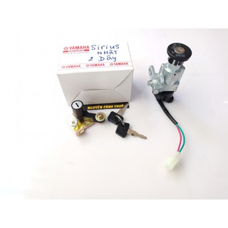 Bộ ổ khóa xe sirius nhật 2 dây