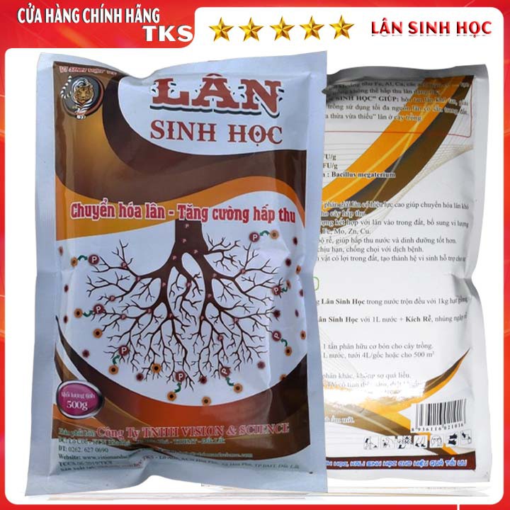 LÂN SINH HỌC: Chuyển Hóa Lân Tăng Cường Hấp Thu - Gói 500GR