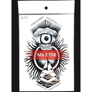Hình Xăm Dán Hoa Văn E158