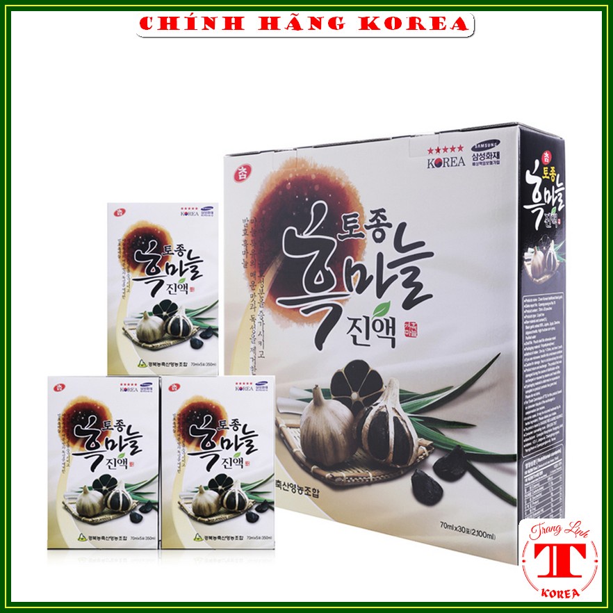 Tinh chất tỏi đen hàn quốc Black Garlic Extract Nước tỏi đen hộp 30 gói, tranglinh