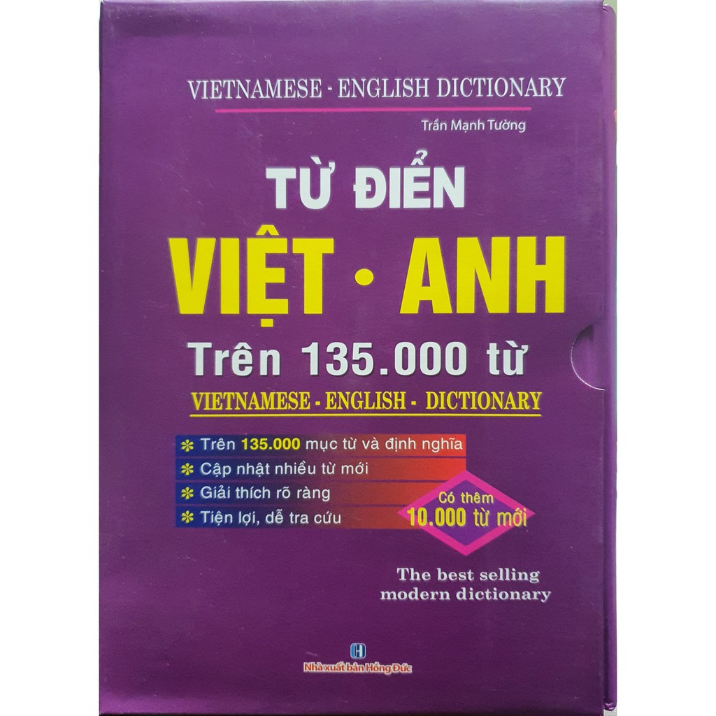 Sách - Từ Điển Việt - Anh Trên 135.000 Từ