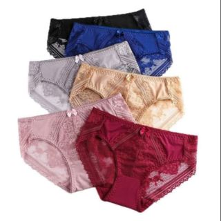 Combo 5 quần lót cotton pha ren