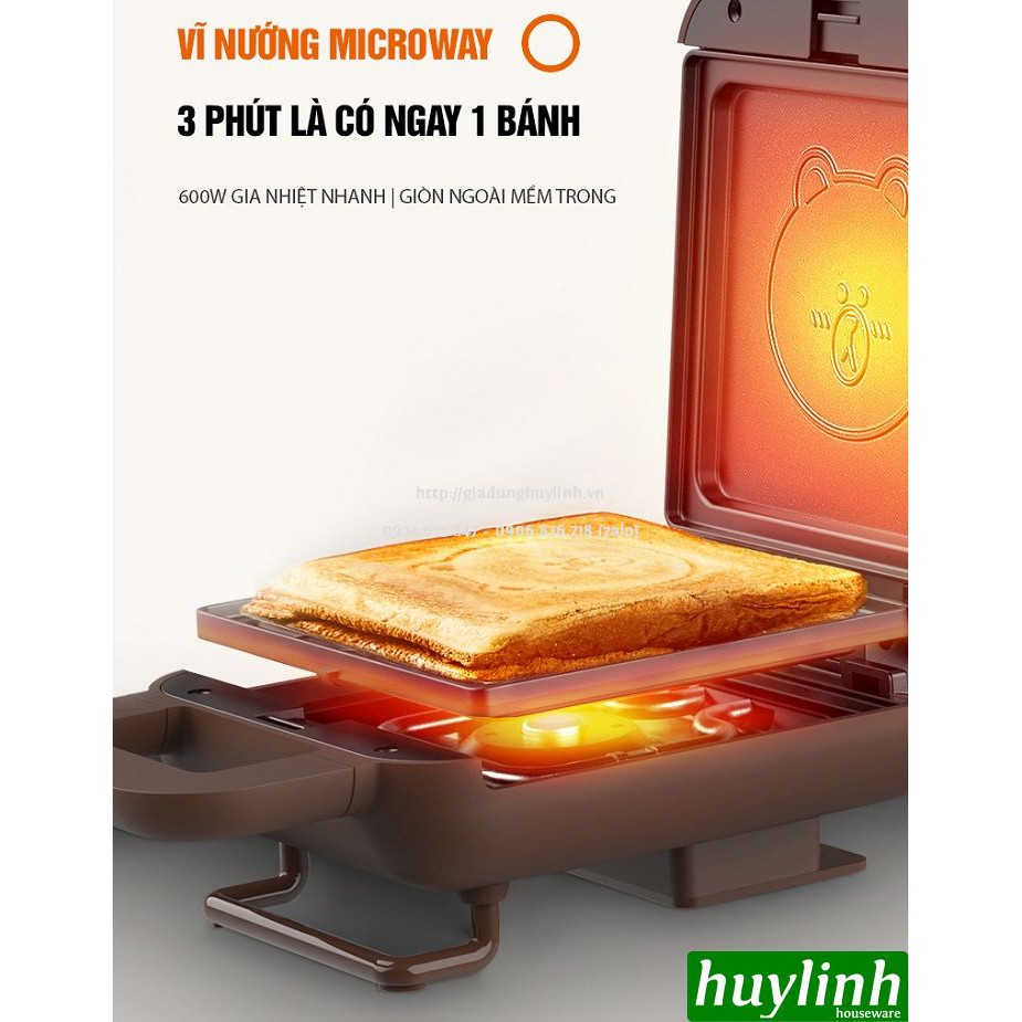 Máy làm - nướng bánh sandwich, waffle Joyoung Line SK-T1 - 600W