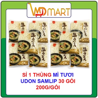 Sỉ 1 thùng mì tươi udon samlip 200g x 30 gói