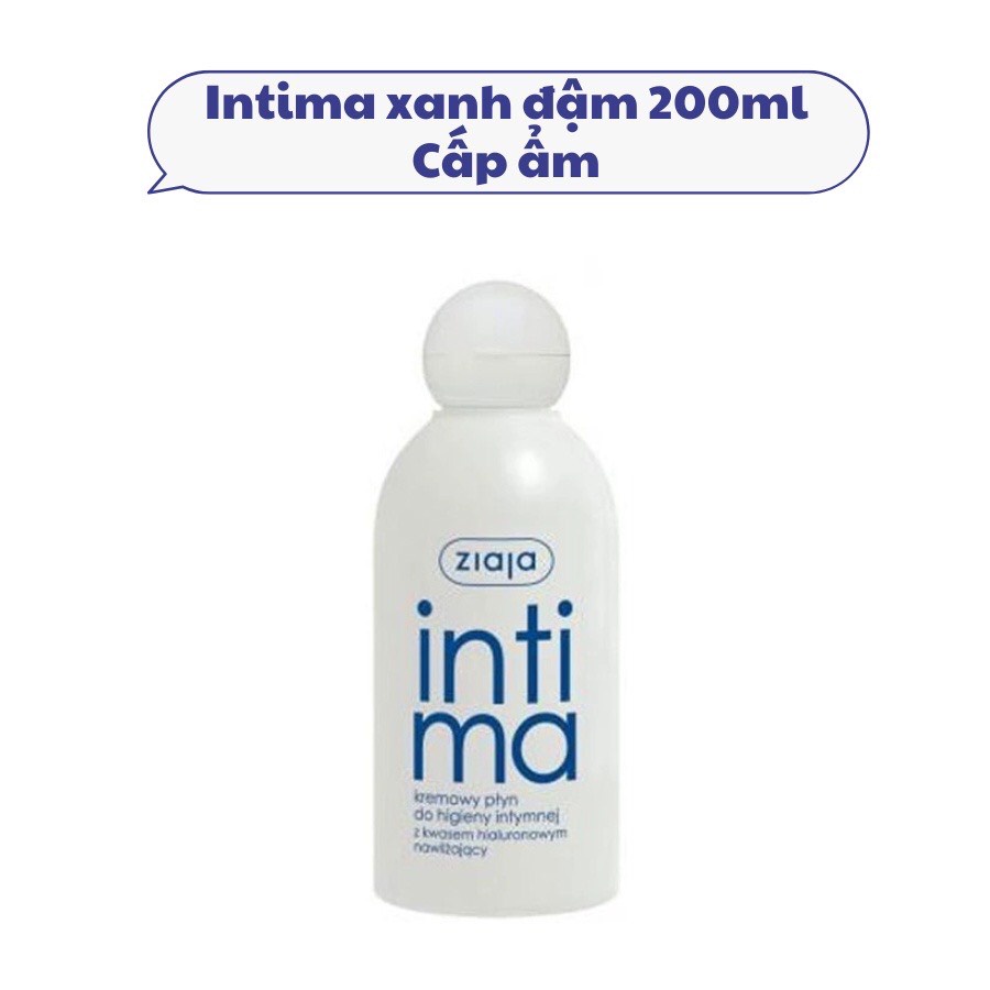 Dung Dịch Vệ Sinh Phụ Nữ Intima Ziaja Gel Phụ Khoa Nước Rửa Vùng Kín Giảm Ngứa Mùi Hôi Khí Hư Dưỡng Ẩm 200ml