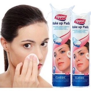 Bông tẩy trabg tippys (120 miếng)
