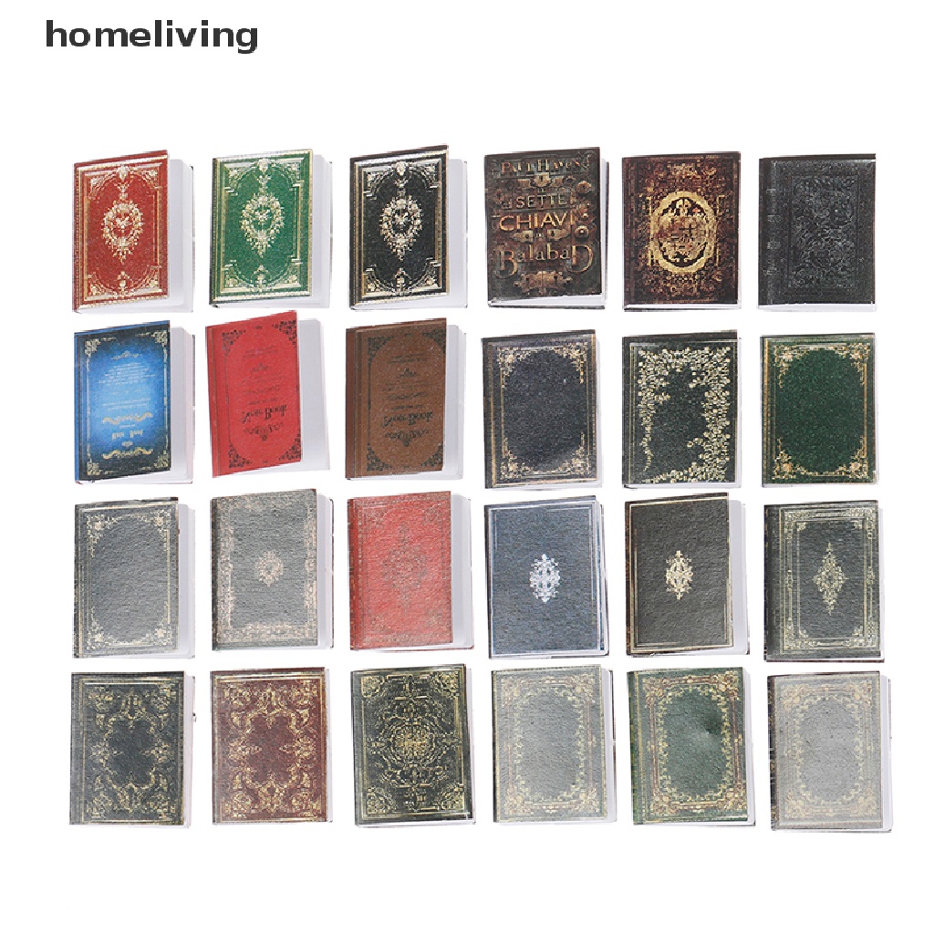 Bộ 3 Cuốn Sách Mini Tỉ Lệ 1: 12 Cho Nhà Búp Bê