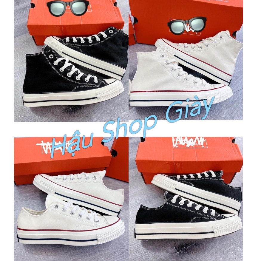 Giày ccvv , giày ulzzang nữ nam thể thao hàn quốc đế bóng tem đỏ full box phụ kiện