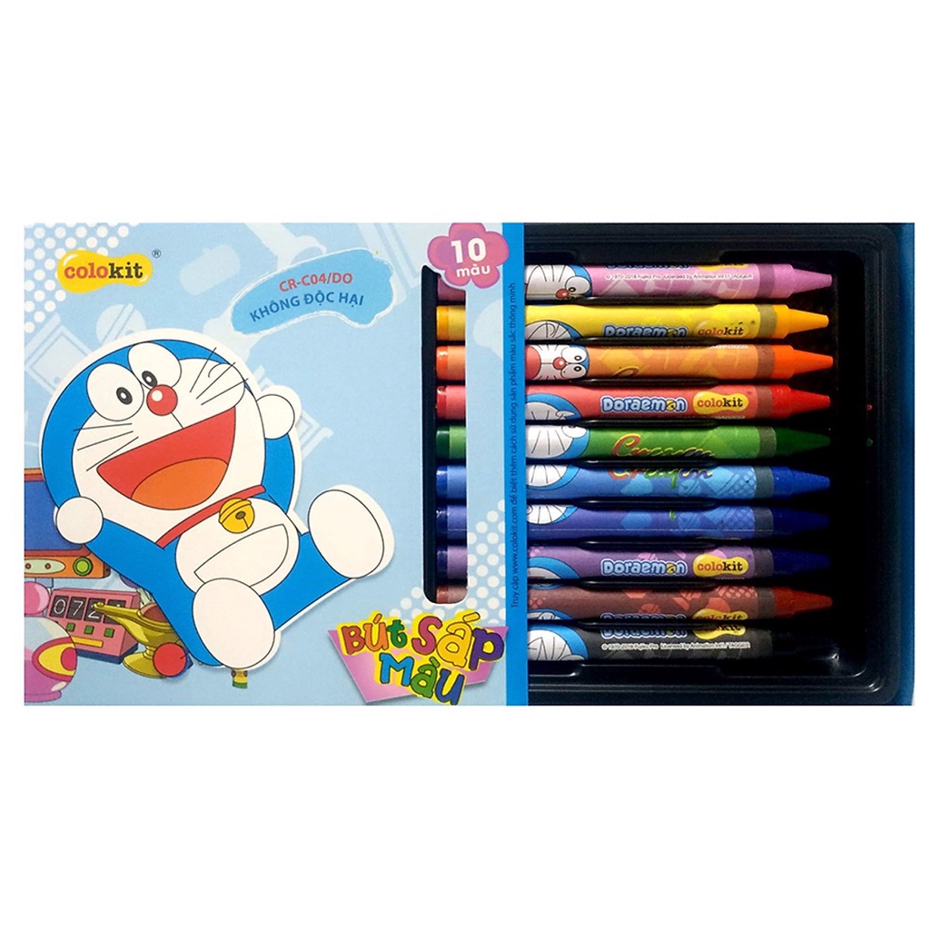 Bút sáp màu Doraemon Colokit Thiên Long