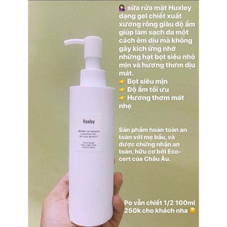 Sữa rửa mặt Huxley
