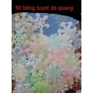 50 bông tuyết dạ quang