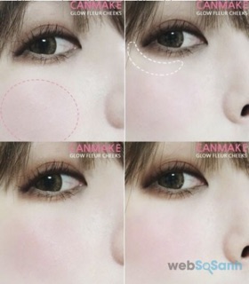 Phấn má hồng Canmake Glow Fleur_NHẬT BẢN