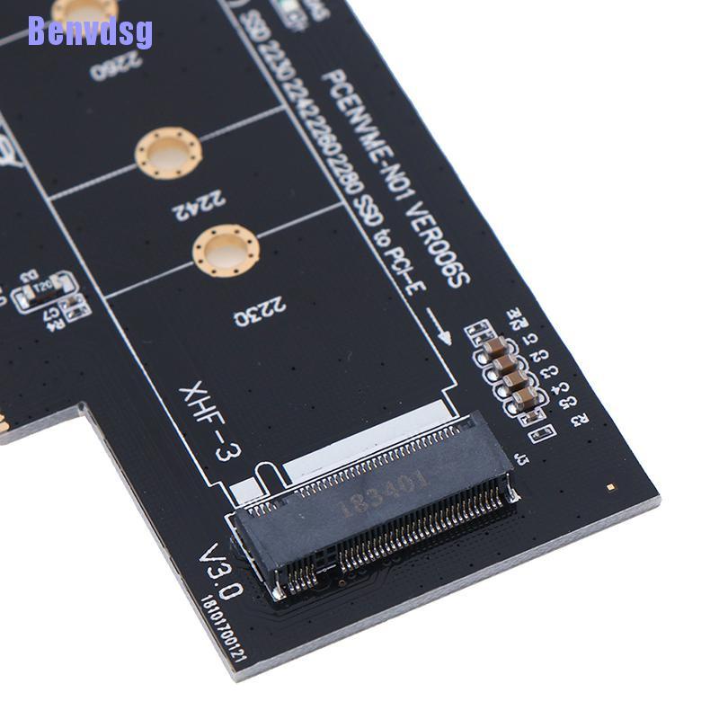 Bộ chuyển đổi Pcie To M2 3.0 X1 sang Nvme Ssd hỗ trợ 2230 2242 2260 | BigBuy360 - bigbuy360.vn