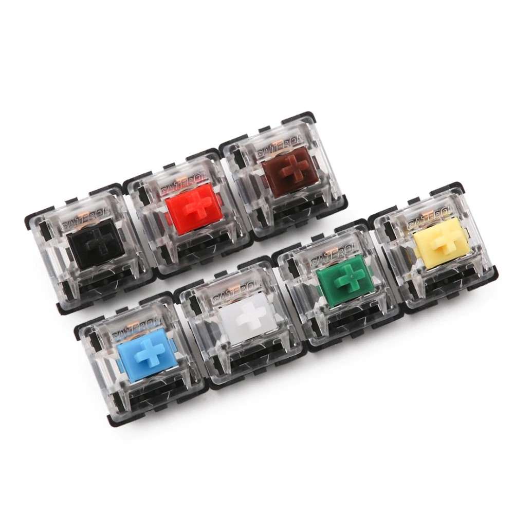 Công tắc phím cơ Gateron switch bàn phím cơ custom, thay thế Chính hãng mới 100% Mechanical keyboard Blue Gateron switch | BigBuy360 - bigbuy360.vn