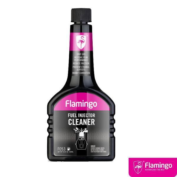 Súc Béc Xăng,Dầu, Dung dịch làm sạch cặn dầu Flamingo Fuel Injector Cleaner F053 (vệ sinh kim phun xăng Fi) 354ml.