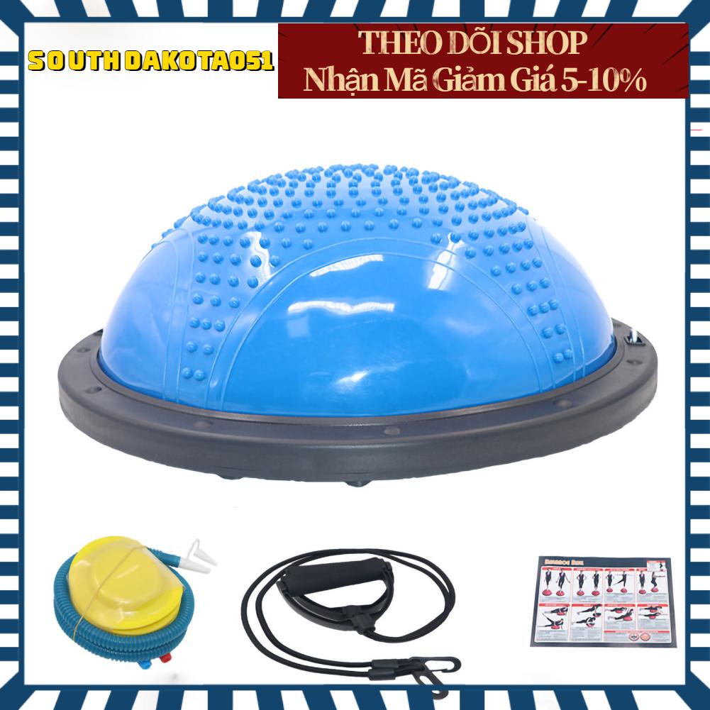 [Hàng HOT] Bóng Tập Cân Bằng Bosu Hình Bán Cầu Hỗ Trợ Tập Thể Dục Gym / Yoga Tại Nhà【Southdakota051】