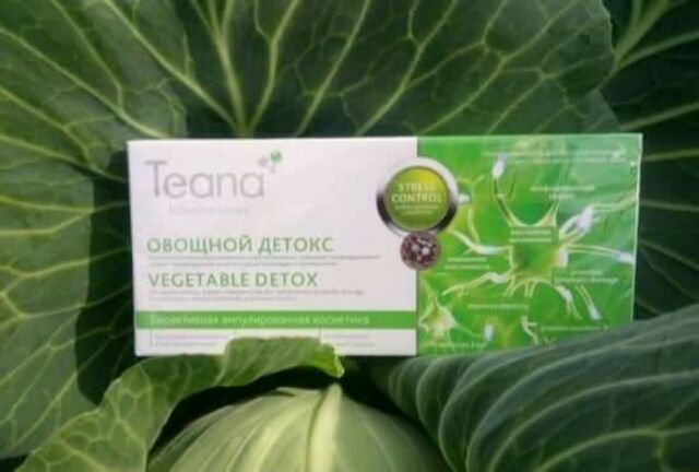 Serum Teana Vegetable detox chống ô nhiễm, thải độc sâu, giảm stress cho da