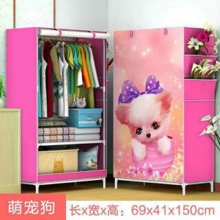 Tủ vải 1 buồng 3d