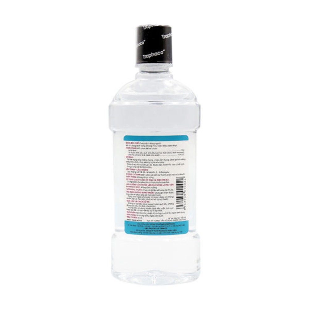 Nước súc miệng TB - Sạch họng, thơm miệng, ngừa vi khuẩn (Chính hãng Traphaco)
