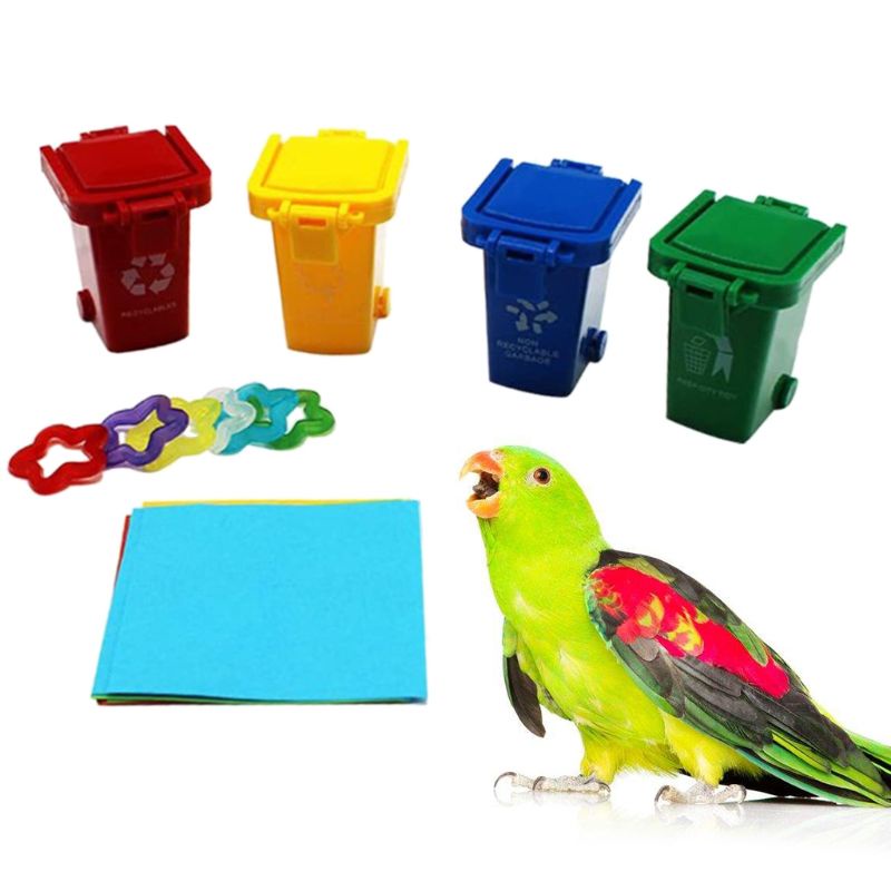 Đồ Chơi Giáo Dục Blala Cho Trẻ Em Lớn Và Nhỏ Parakeets Eclectus, Cho Sun Conures