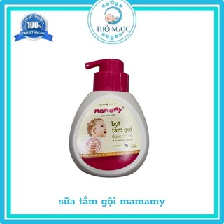 Sữa Tắm Gội Toàn Thân Mamamy 400ml  Ấn Là Tạo Bọt ,Tự Nhiên-Shop Thỏ Ngọc