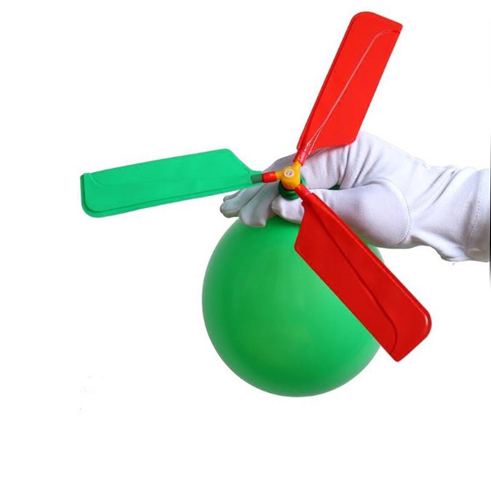Bóng bay gắn cánh quạt trực thăng đồ chơi cho bé